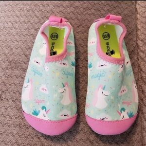 TODDLER unicorn water shoes